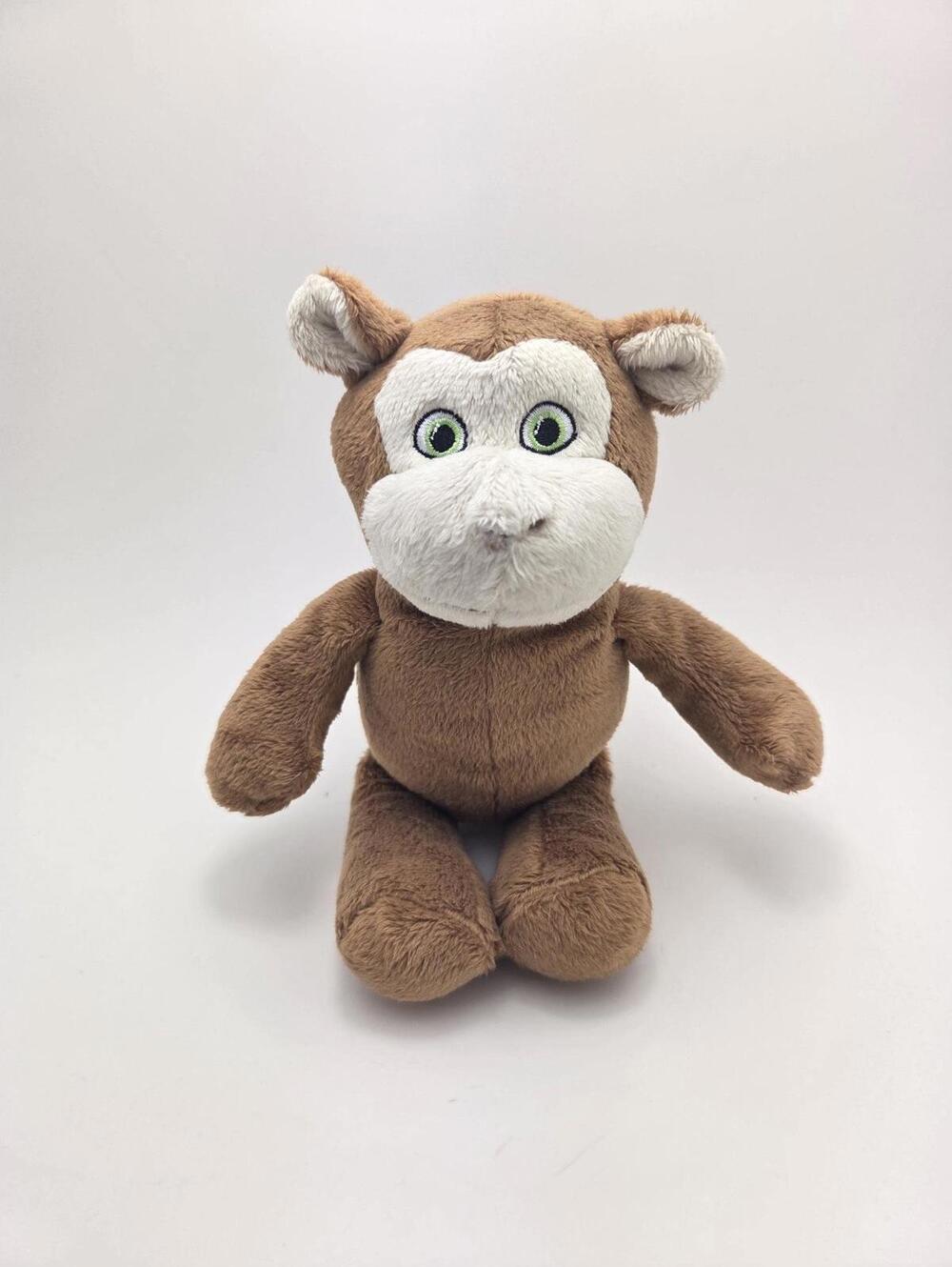 Kinder Monkey Plush with No Tag, Monkey Stuffed Animal (8 inch)